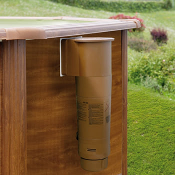Piscina fuori terra in acciaio GRE Circolare SICILIA KITPR303W - Kit piscina: gruppo di filtrazione