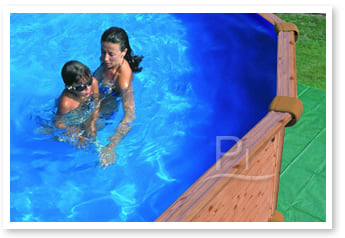 Piscina fuori terra in acciaio GRE Ovale AMAZONIA KITPROV6188WO - Divertirsi in famiglia