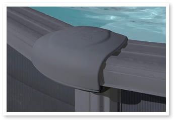 Piscina fuori terra in acciaio GRE Ovale CAPRI KITPROV7388GF - Particolare corrimano