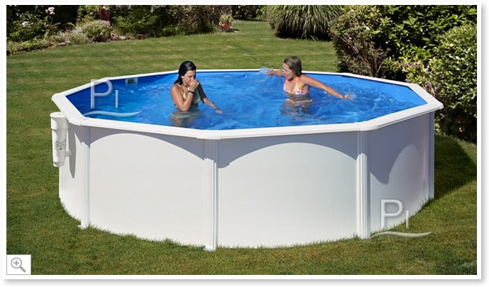 Piscina fuori terra in acciaio GRE Circolare BORA BORA KITPR460