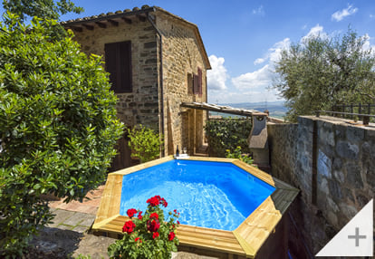 Foto dei clienti - Piscina in legno da giardino Jardin 354 - Foto 1