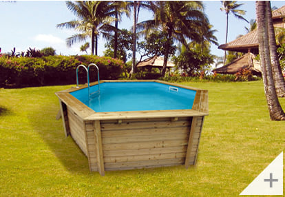 Foto dei clienti - Piscina in legno da giardino Jardin 434 - Foto 3