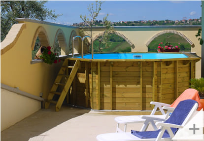 Foto dei clienti - Piscina in legno da giardino Jardin 727 - Foto 2