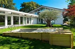 Piscina in legno URBAN 420x350 Kit STANDARD