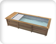 Piscina in legno URBAN 600x320 Kit STANDARD
