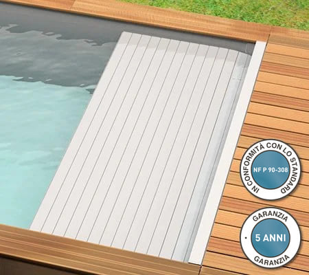 Piscina in legno URBAN 420x350 Kit STANDARD