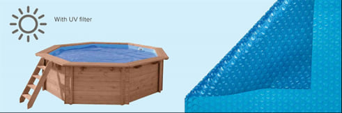 Copertura estiva della piscina in legno fuori terra da giardino Jardin 434