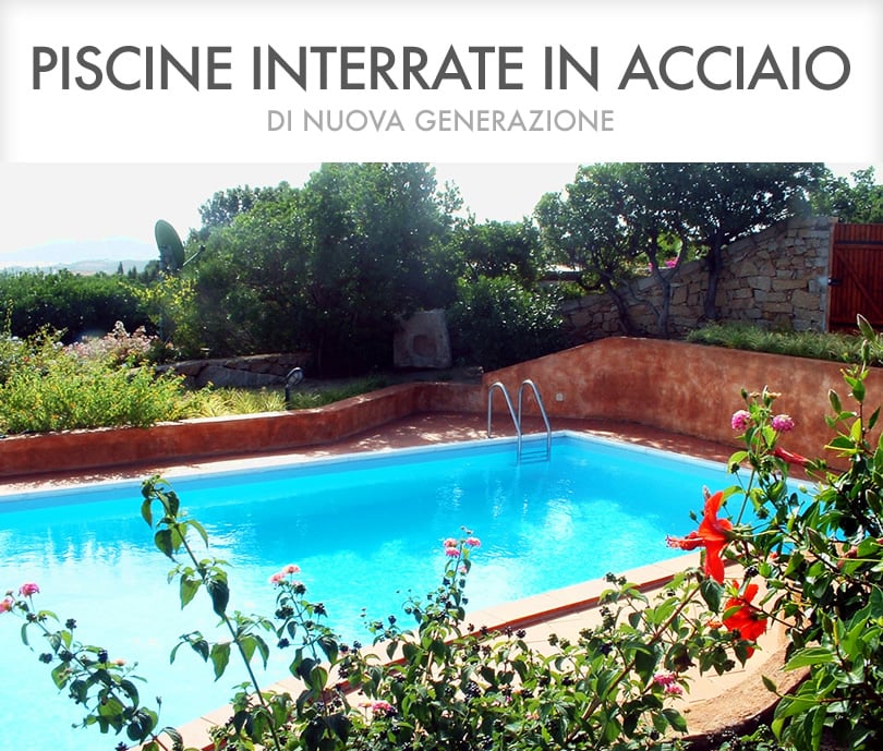 Piscina interrata economica in pannelli d'acciaio con montaggio rapido FAST POOL 8x4 h. 135 cm - Cover