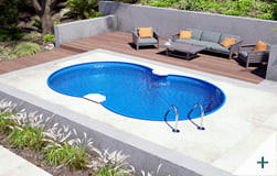 Piscina interrata economica in acciaio Skyblue con forma a otto - Foto 1
