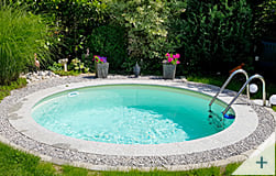 Piscina interrata economica in acciaio circolare Skysand - Foto 1