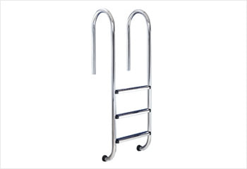 Kit piscina della piscina in legno fuori terra da esterno R?IVA 560: Scala interna in acciaio