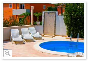 Piscina interrata in lamiera d'acciaio ovale liner azzurro SKYBLUE COMFORT 900 h.120 - Immagine 4