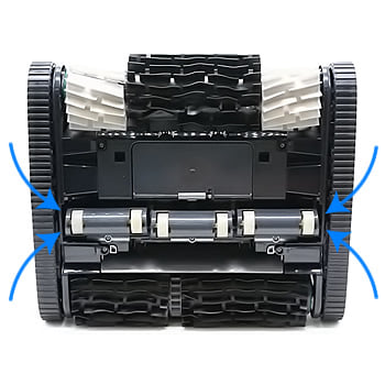 Tecnologia Focus Flow robot piscina 8streme 7310 Black Pearl