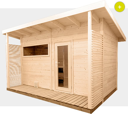 Sauna finlandese da giardino o da esterno Scala Large - Immagine 1