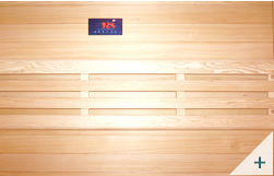 Dettaglio legno abete sauna Aria 120