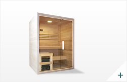 Sauna finlandese tradizionale da interno 