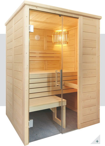 Sauna finlandese Regina 18 - Incluso nel kit sauna - Struttura in legno