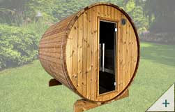 Sauna finlandese a botte da giardino Ø220 - Foto 1
