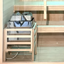 Stufa elettrica 4.5 kW per sauna Aria 180 BIG
