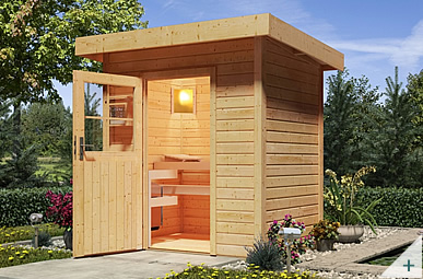 Sauna finlandese da esterno Ivana - Immagine 2
