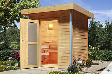 Sauna finlandese da esterno Ivana - Immagine 1