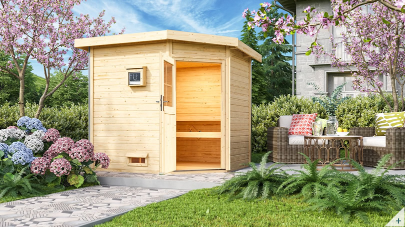 Sauna finlandese da esterno Palmira 2 - Cover 2