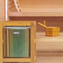 Sauna Enea - kit: stufa elettrica con comandi integrati