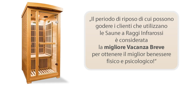 Sauna infrarossi Camilla per migliorare il benessere mentale e fisico Sauna infrarossi Camilla per migliorare il benessere mentale e fisico