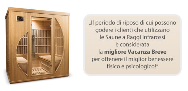 Sauna infrarossi Ramona per migliorare il benessere mentale e fisico Sauna infrarossi Ramona per migliorare il benessere mentale e fisico