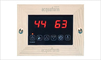 Sauna multifunzione Combi finlandese e infrarossi Bea 180 - Incluso nel kit sauna - Pannello di controllo