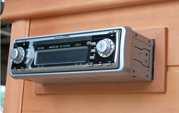 Sauna infrarossi Iris - Incluso nel kit sauna - Radio stereo AM/FM/CD Sauna infrarossi Iris - Incluso nel kit sauna - Radio stereo AM/FM/CD