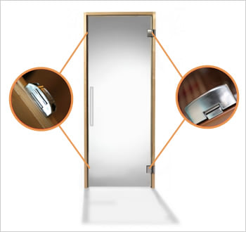 Sauna infrarossi Iris - Incluso nel kit sauna - Porta in vetro Sauna infrarossi Iris - Incluso nel kit sauna - Porta in vetro