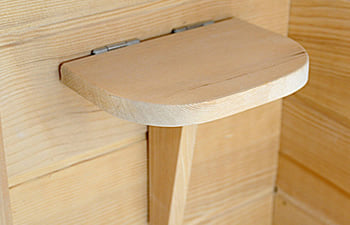Sauna infrarossi Iris - Incluso nel kit sauna - Portaoggetti Sauna infrarossi Iris - Incluso nel kit sauna - Portaoggetti