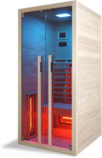 Sauna con lampade infrarossi - Prospetto tecnico