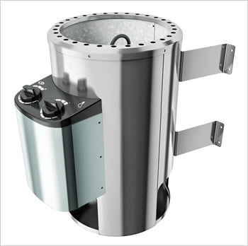 Kit sauna finlandese: stufa 3,6 kW opzionale