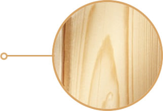 Legno di abete naturale per sauna Ava 1 – non trattato e resistente