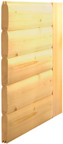 Sauna finlandese da esterno CasaSauna Small - Legno massello naturale