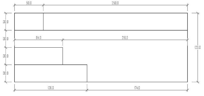 scala sottoliner con seduta 4 gradini