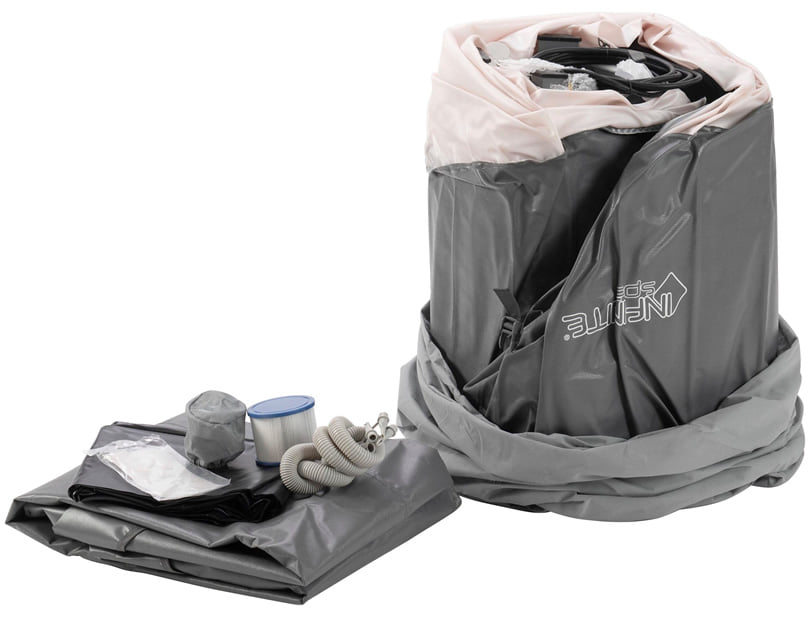 Vasca idromassaggio gonfiabile infinite spa rotonda XTRA 4 posti - Kit spa
