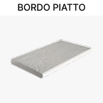Bordo per piscina in cemento piatto