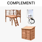Complementi per piscine in legno
