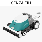 Robot piscina automatici senza fili per la pulizia di fondo e pareti 