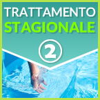 Trattamento dell'acqua della piscina durante la stagione