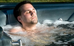 Minipiscine idromassaggio dopo l'allenamento Minipiscine idromassaggio dopo l'allenamento