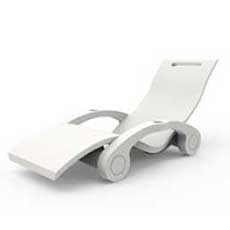 Sedia a sdraio SERENDIPITY CHAISE galleggiante - BIANCO