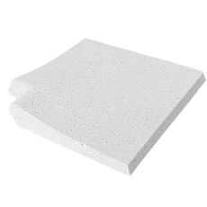 Bordo per piscina BIANCO angolo retto, bordo piscina, pavimentazioni bordo piscina