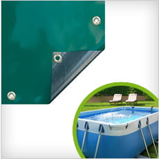 Copertura 4 stagioni per piscine fuori terra - 4,60x2,60 m