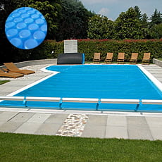 Copertura estiva a bolle SU MISURA per PISCINA a FORMA LIBERA