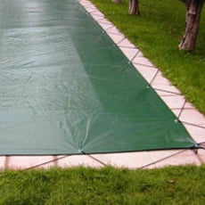 Copertura invernale con occhielli+cavo elastico RETTANGOLARE - 210 gmq