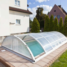 Copertura telescopica per piscina OLYMPIC 3 Side